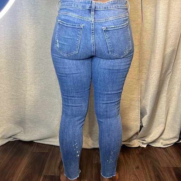 Skinny ripped with white splash paint GAP Jeans - Picture 2 of 3